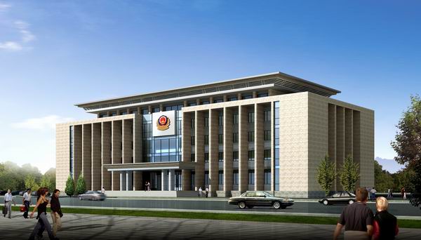 內(nèi)蒙古阿拉善烏斯太公安局辦公樓